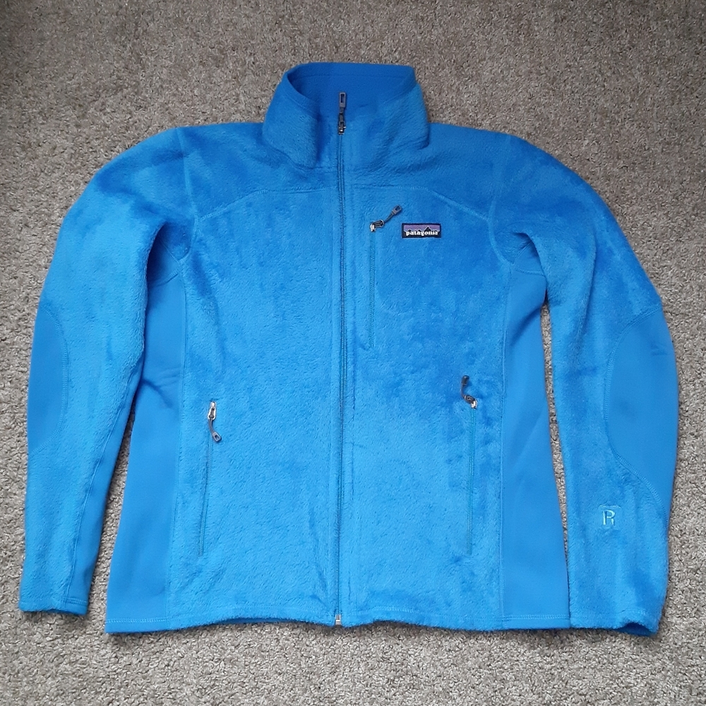 PATAGONIA WOMEN'S POLARTEC REGULATOR R2 JACKET, MEDIUM, BLUE FUZZY